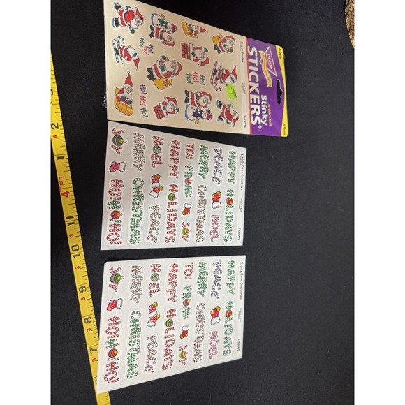 Vintage Stickers TREND CINNAMON Scratch And Sniff Sticker Pack Christmas Santa - Picture 2 of 5